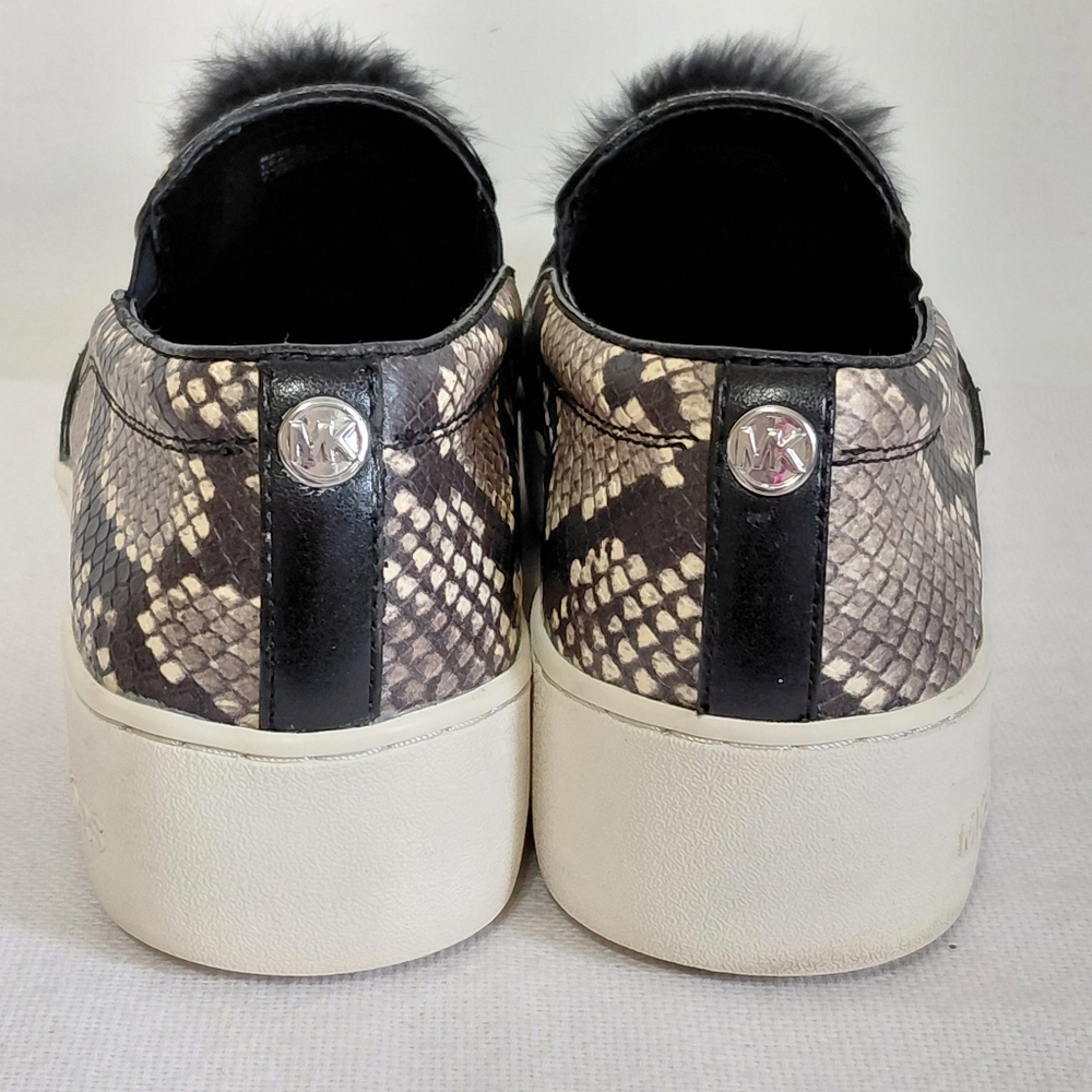 Michael Kors Snake Sneaker Pom Pom - Picture 6 of 8